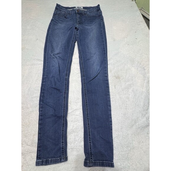 BKE Buckle Jeans Women 26 Blue Parker Universal Fit High Rise Ankle Skinny Denim - Picture 1 of 11